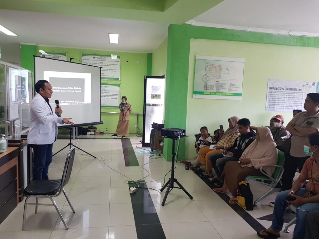 Sosialisasi Penanganan Luka Diabetes Melitus dan Diet Gizi Bagi Penderita Diabetes Melitus Kolaborasi dengan Gizi RSU Kota Tarakan