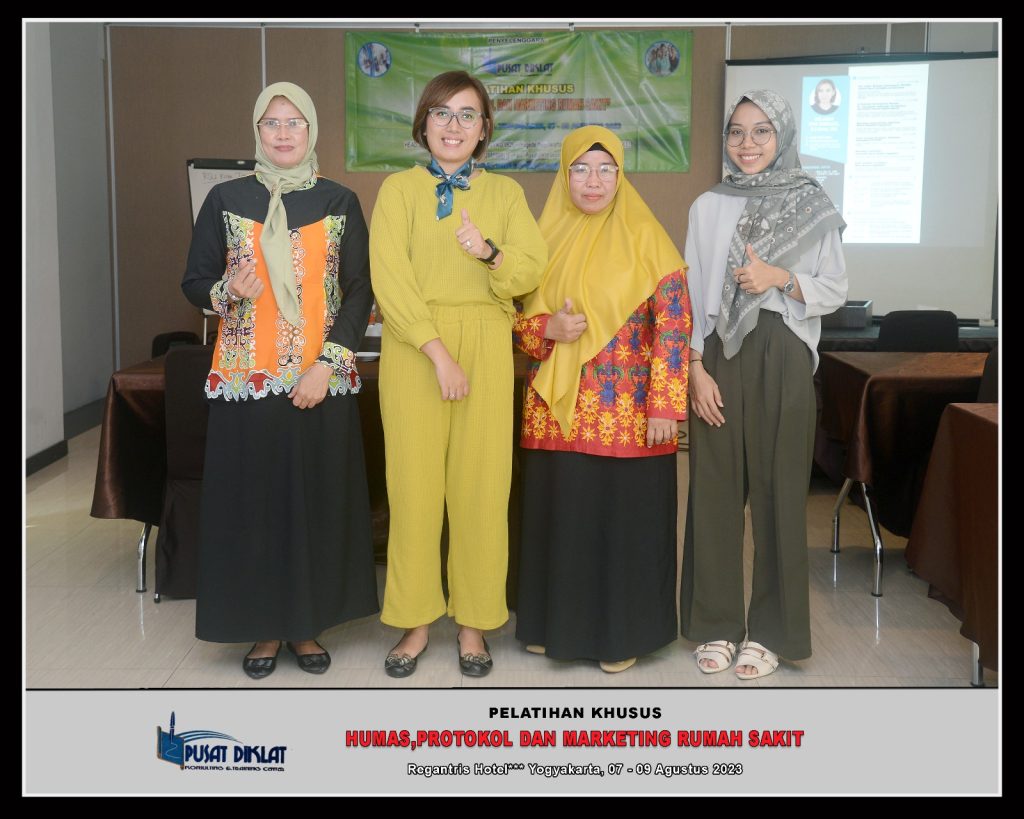Pelatihan Khusus HUMAS, PROTOKOL DAN MARKETING RUMAH SAKIT