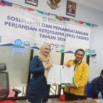 Sosialisai dan Penandatanganan Perjanjian Kerja Sama BPJS Kesehatan Tahun 2024