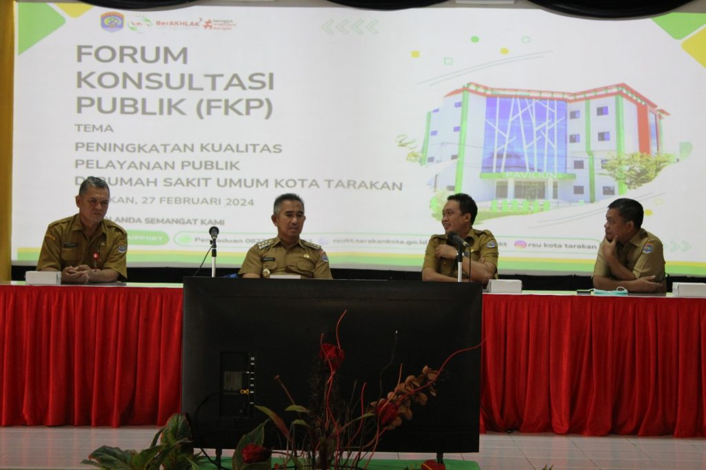 Forum Konsultasi Publik (FKP) Tema Peningkatan Kualitas Pelayanan Publik di RSU Kota Tarakan