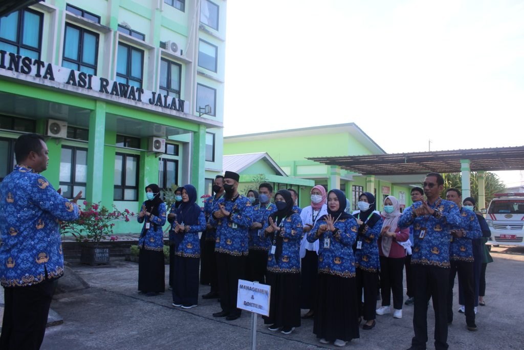 Pelaksanaan Apel Korpri di Lingkup RSU Kota Tarakan
